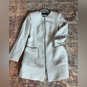 Grey ZARA jacket - Mid length